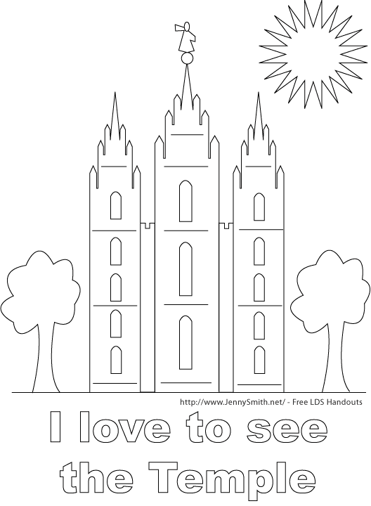 Love to see the temple colorme file type image gif size kb lds coloring pages lds primary lds