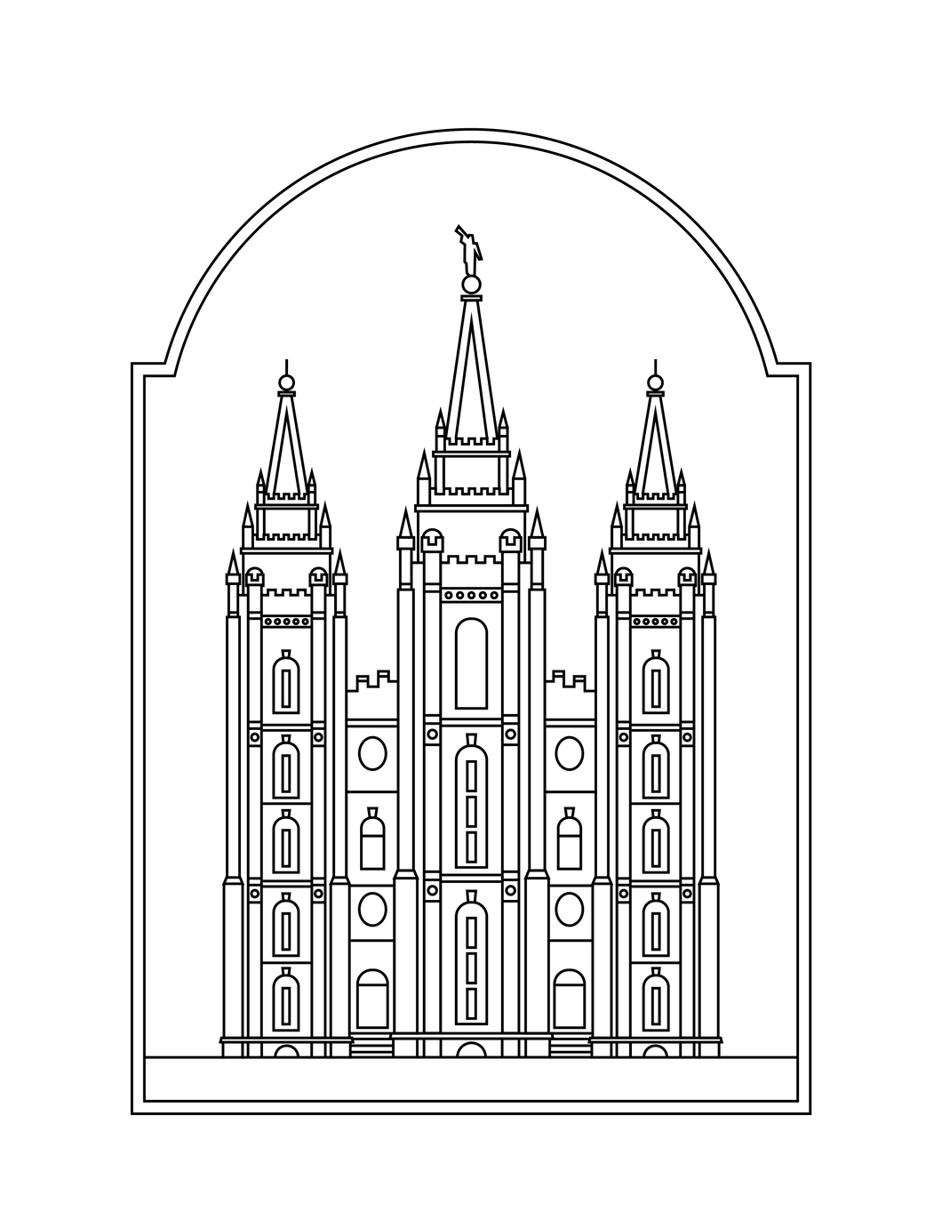Salt lake temple â latter day baby