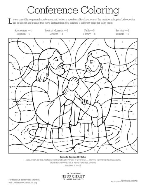 General conference coloring pages