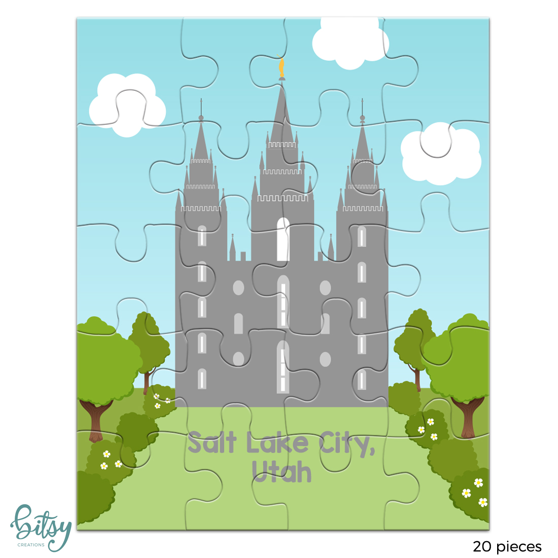 Salt lake city temple puzzle