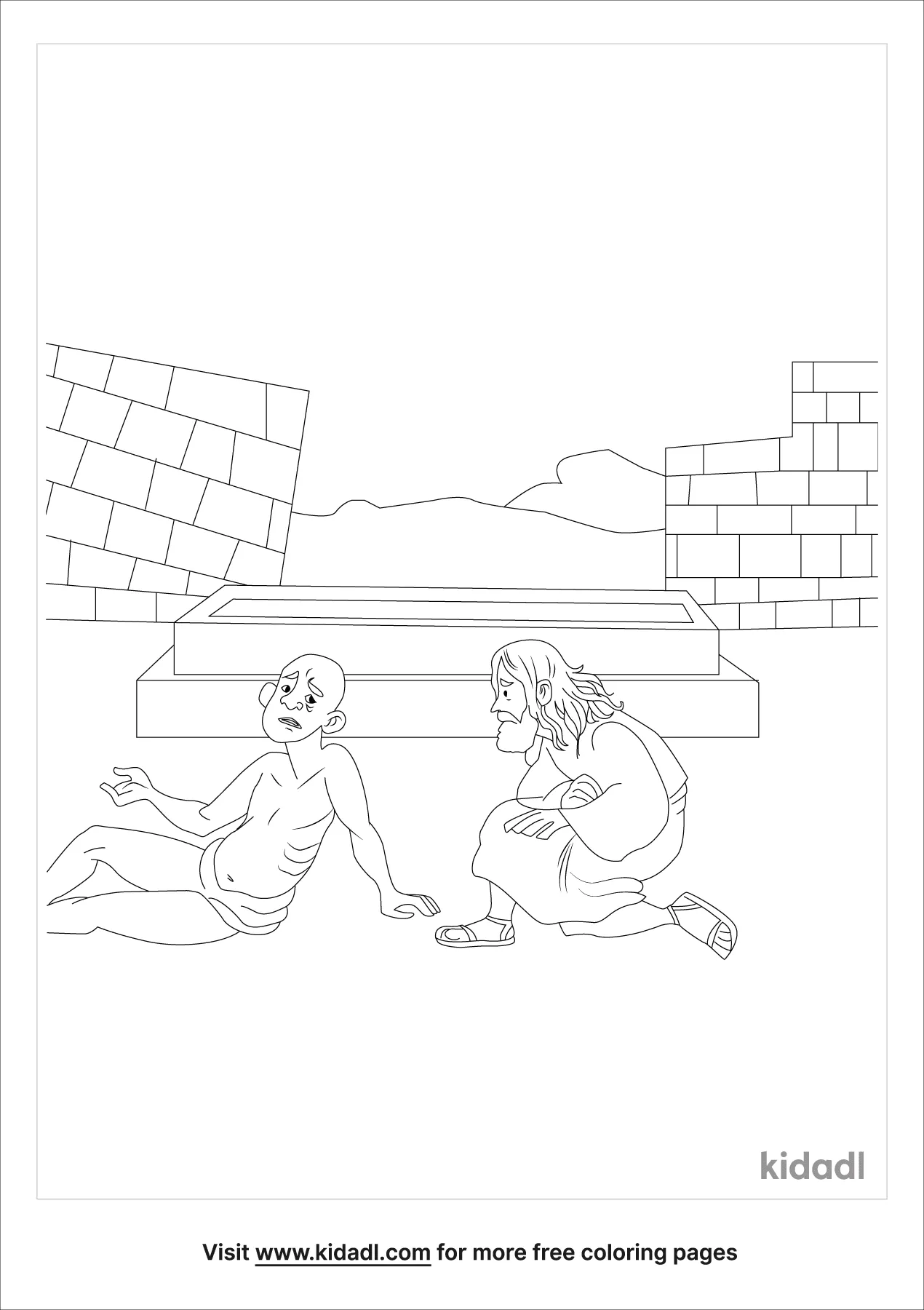 Free pool of bethesda coloring page coloring page printables