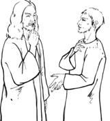 Jesus heals the man at the pool of bethesda coloring page free printable coloring pages