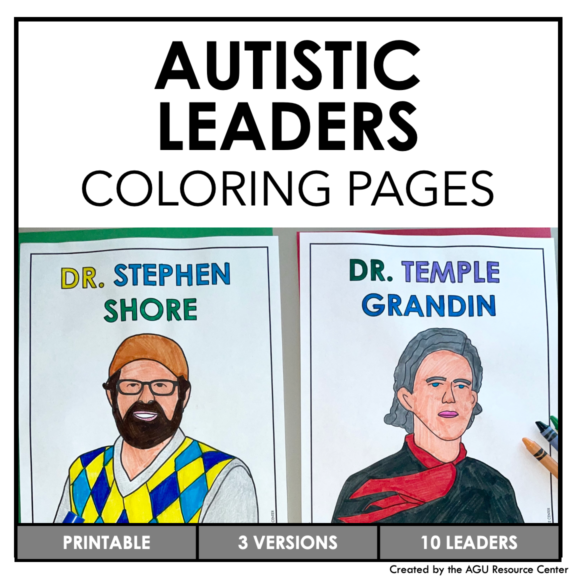 Autistic leaders coloring pages autism acceptance month â autism grown up