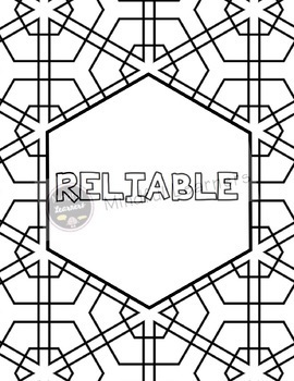 Leadership coloring pages by mindful learners tpt