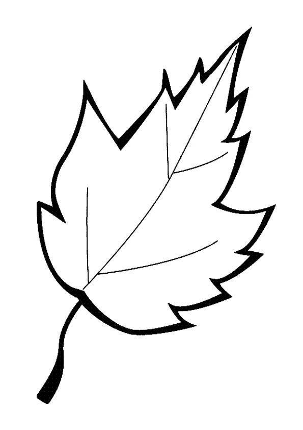 Coloring pages leaf coloring pages