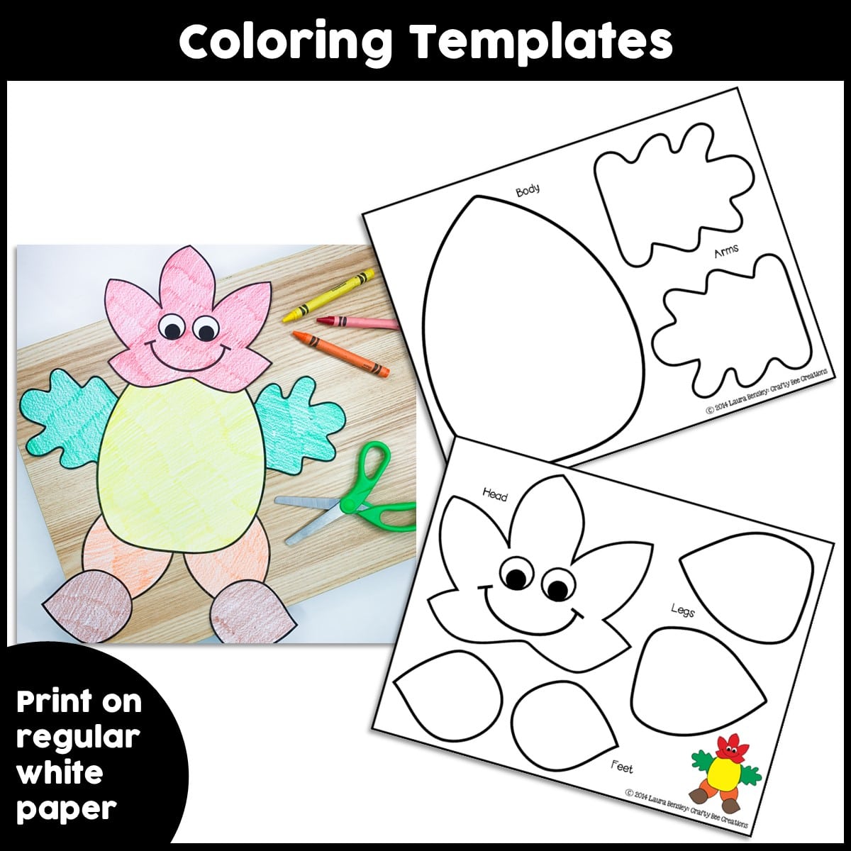Leaf man craft activity