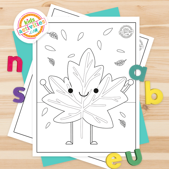 The best free autumn leaf coloring pages for fall coloring fun kids activities blog