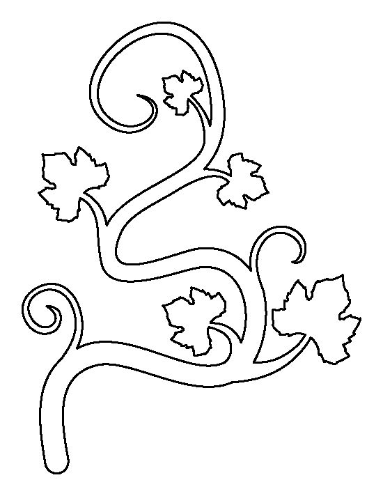 Printable pumpkin vine template pumpkin vine vine drawing pumpkin carvings stencils
