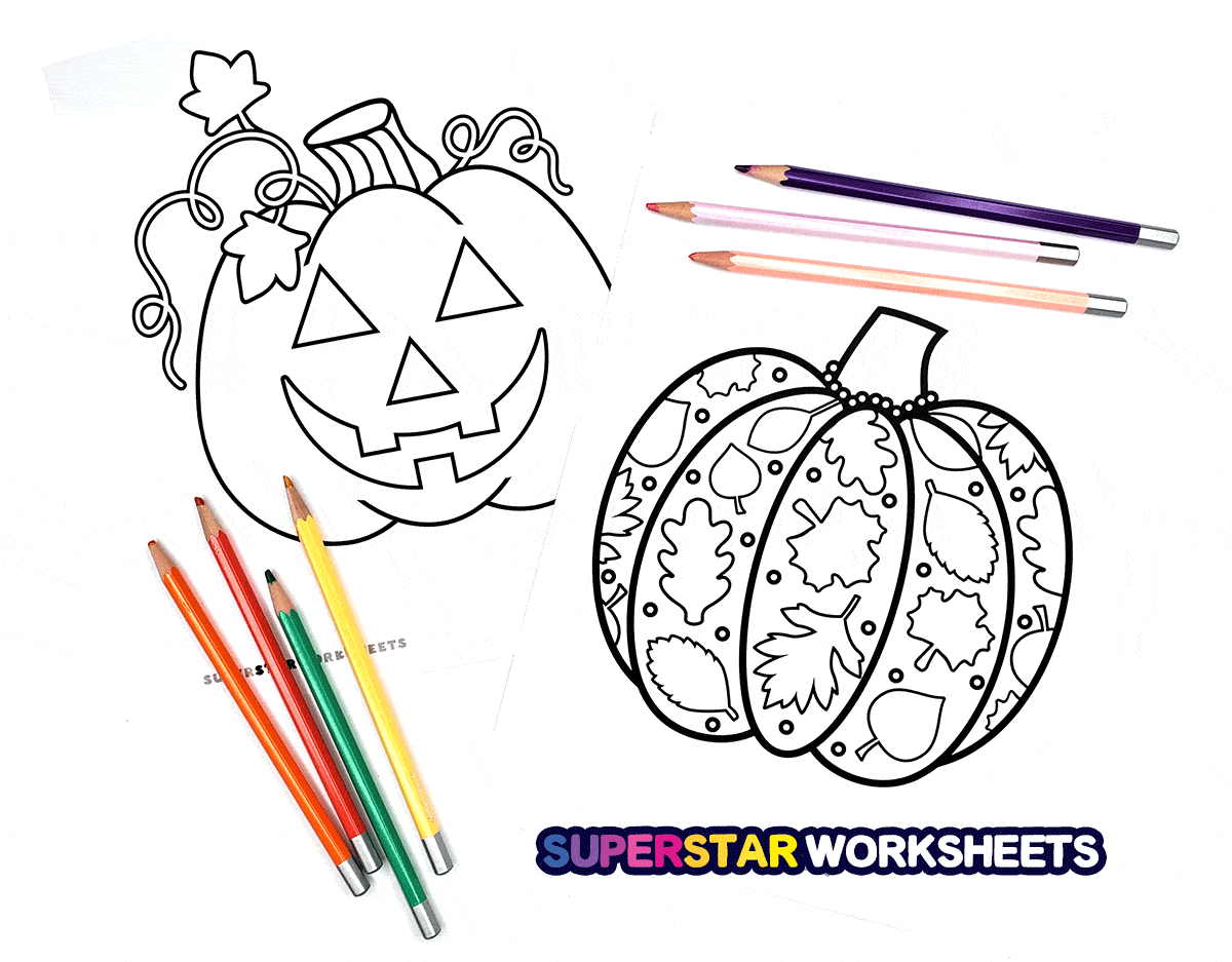 Pumpkin coloring pages