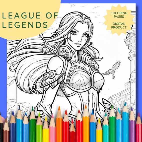 Coloring games league of legends coloring pages printable holiday keep the kids busy birthday kids games diy