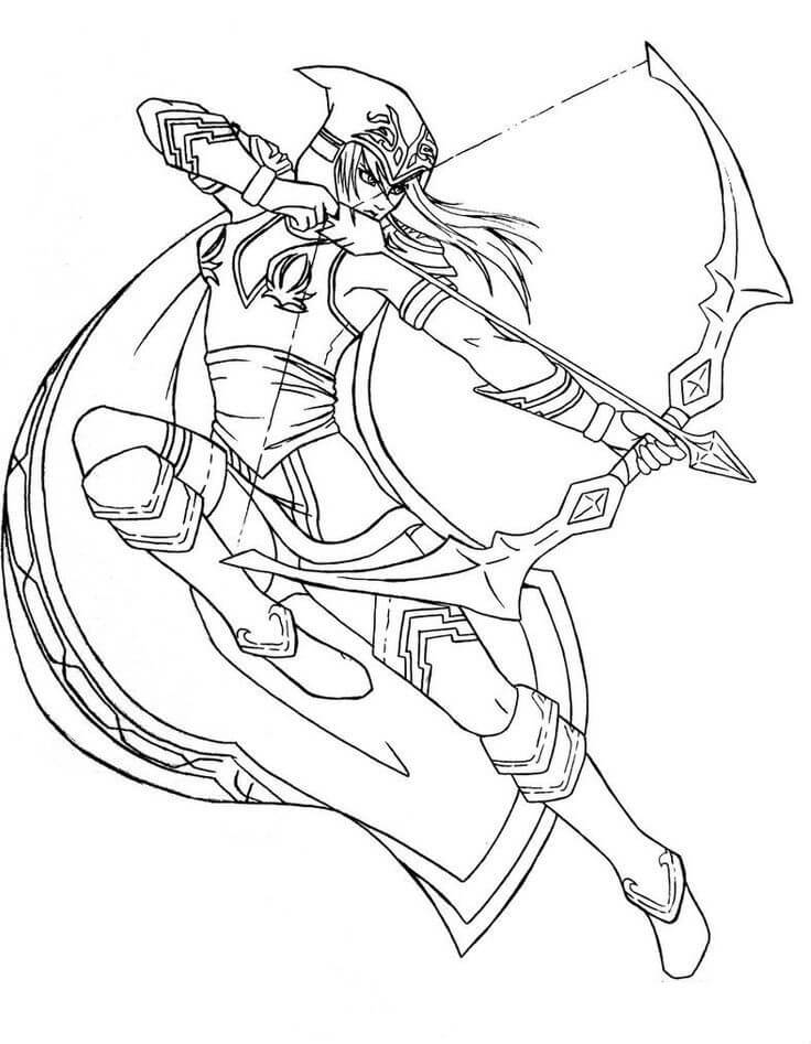 League of legends coloring pages