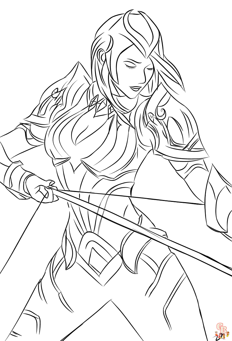 Printable league of legends coloring pages free coloring pages