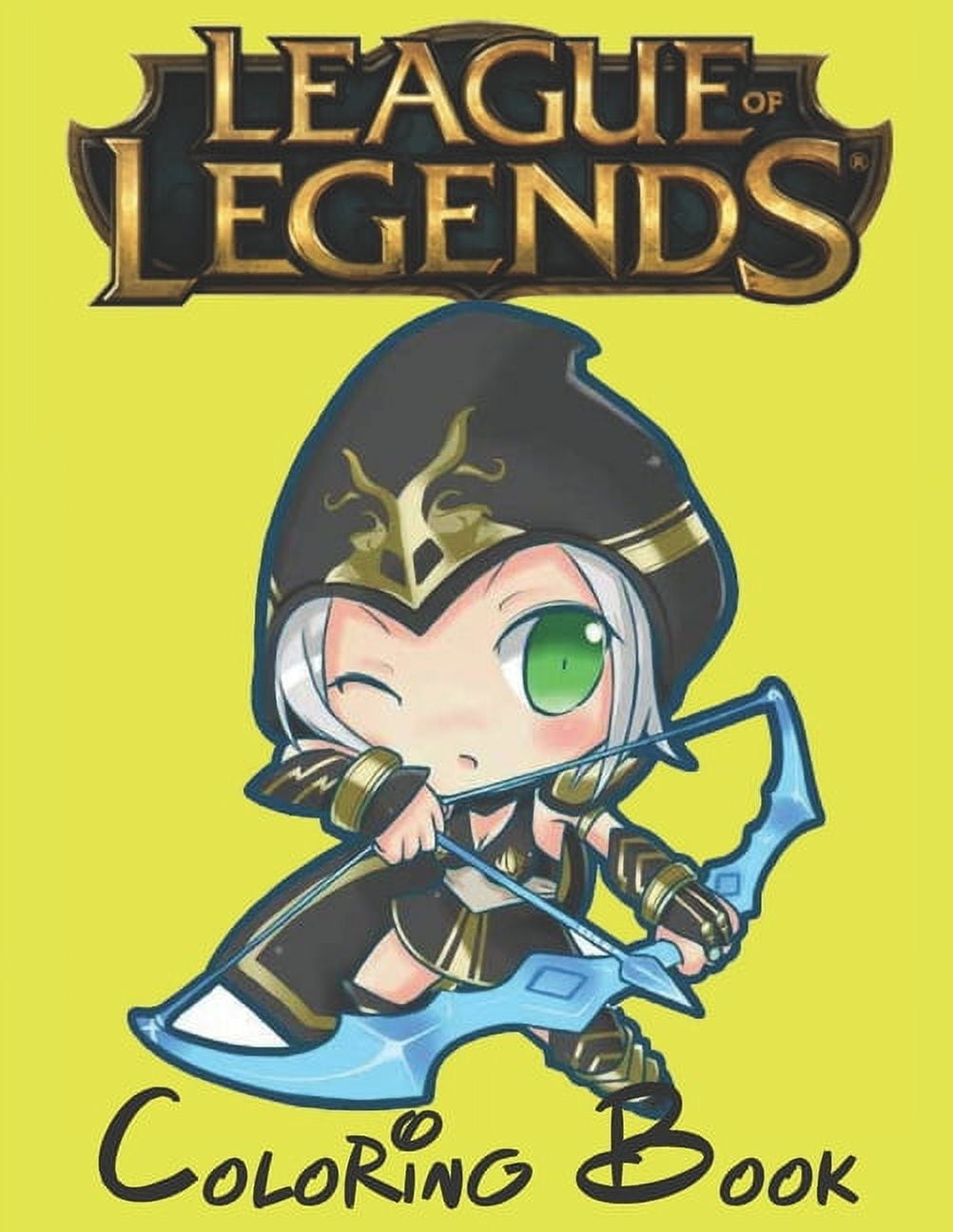 League of legends coloring book league of legends collection coloring books for adult and kid