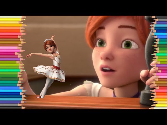 Ballerina leap coloring pages fãlicie milliner coloring book for children kids coloring videos