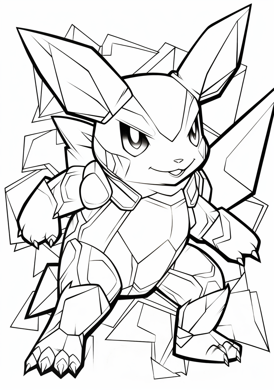 Pikachu s leap soft sketch
