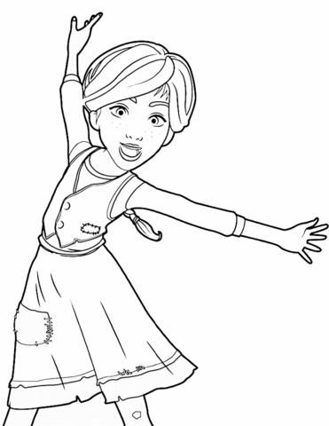 Leap ballerina coloring pages free coloring pages