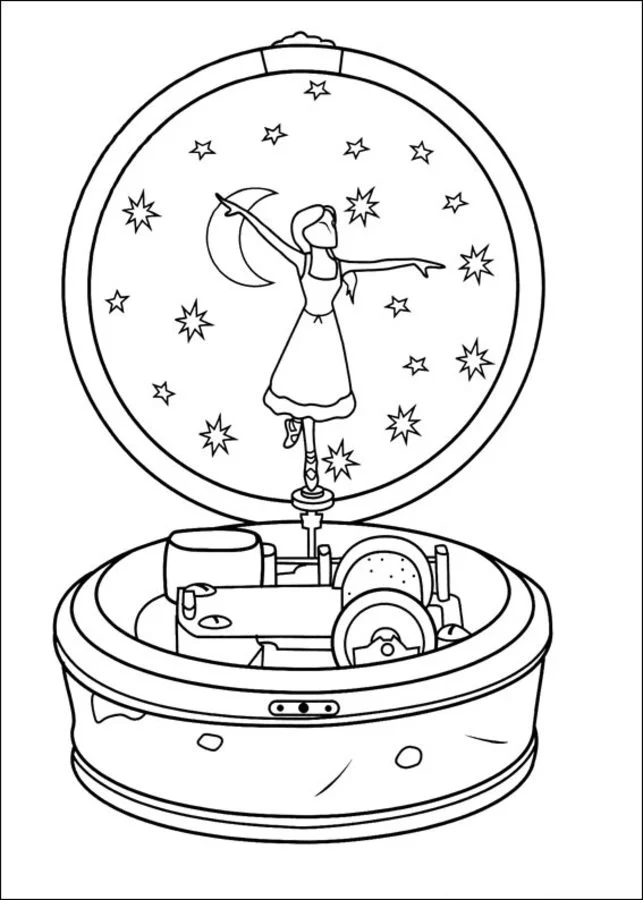 Coloring pages ballerina printable for kids adults free
