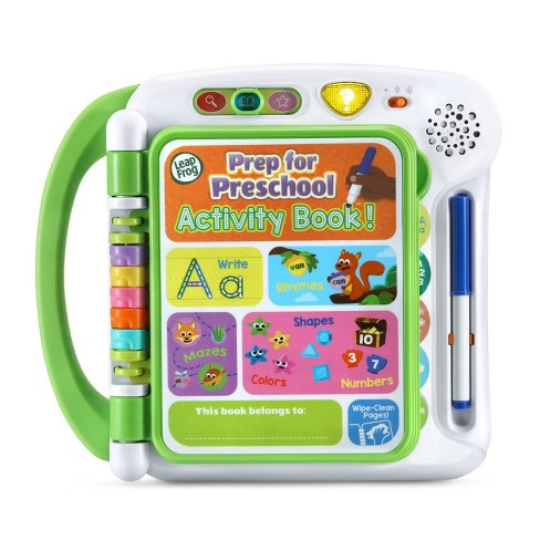 Leapfrog prep for preschool activity book