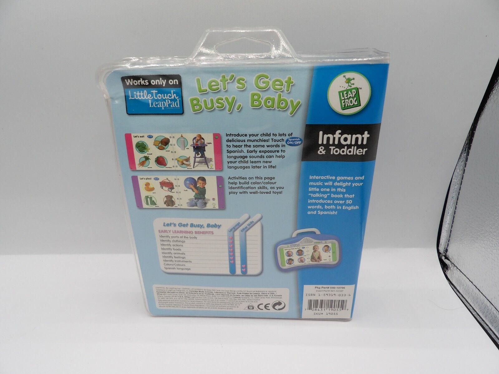 Little touch library lets get busy baby leapfrog leappad book cartridge only for sale online