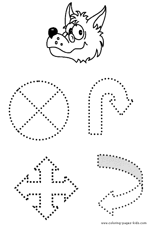 Shape color pages