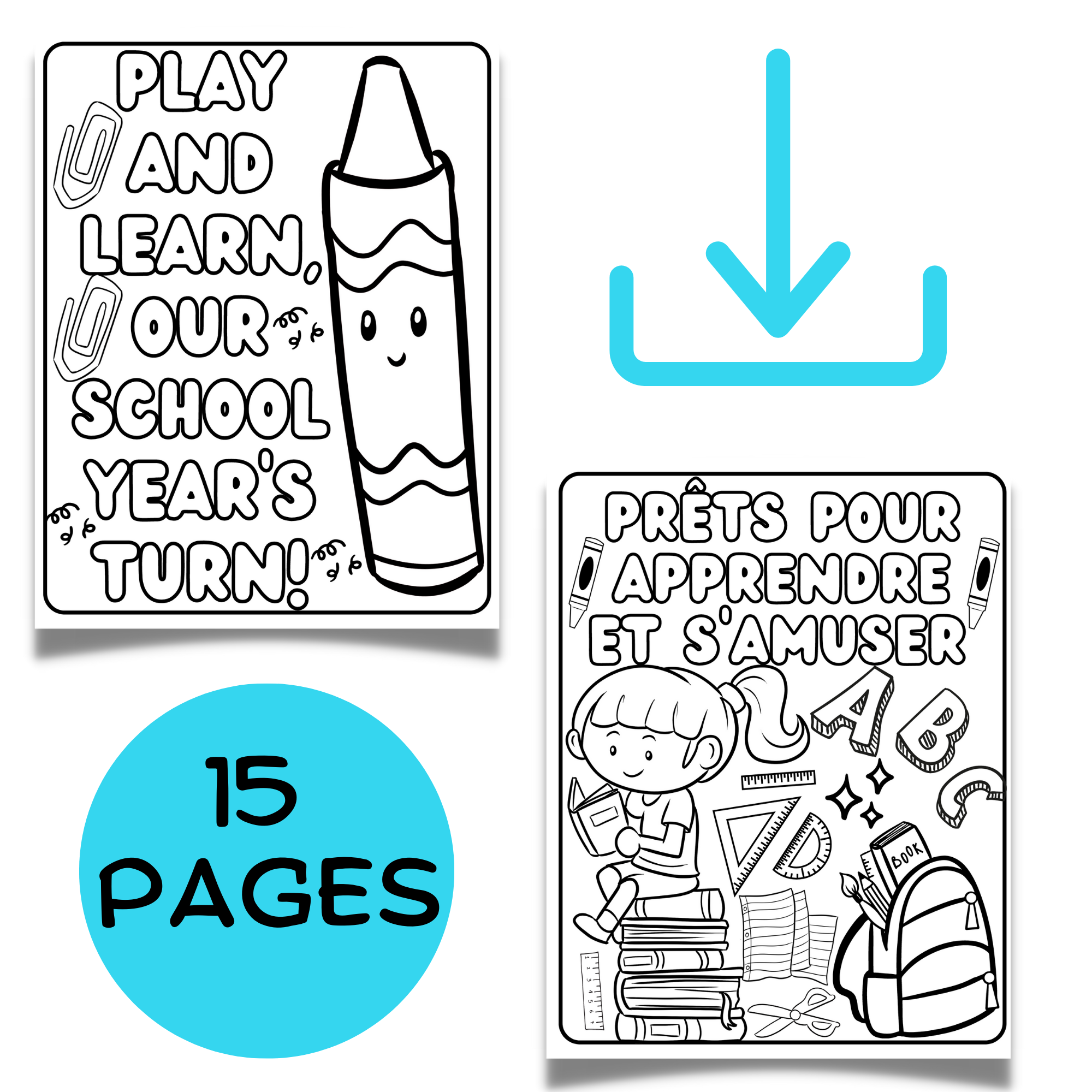 French back to school coloring pages rentrãe scolaire coloriage made by teachers