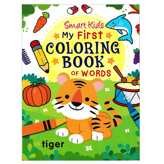 Learning is fun smart kids my first coloring book of words