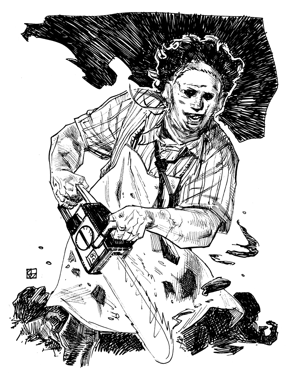 Leatherface from texas chainsaw massacre by deankotz on