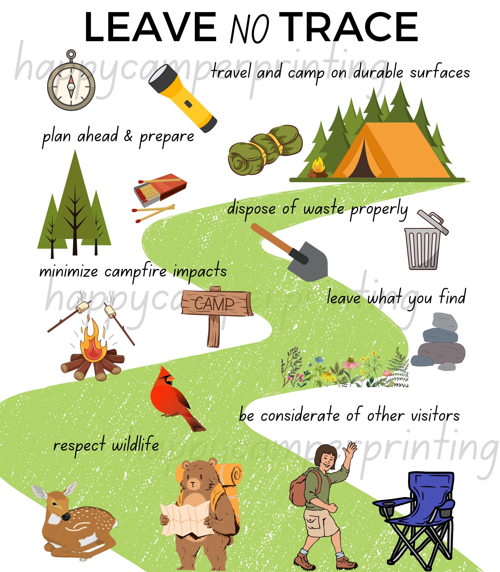 Leave no trace printable
