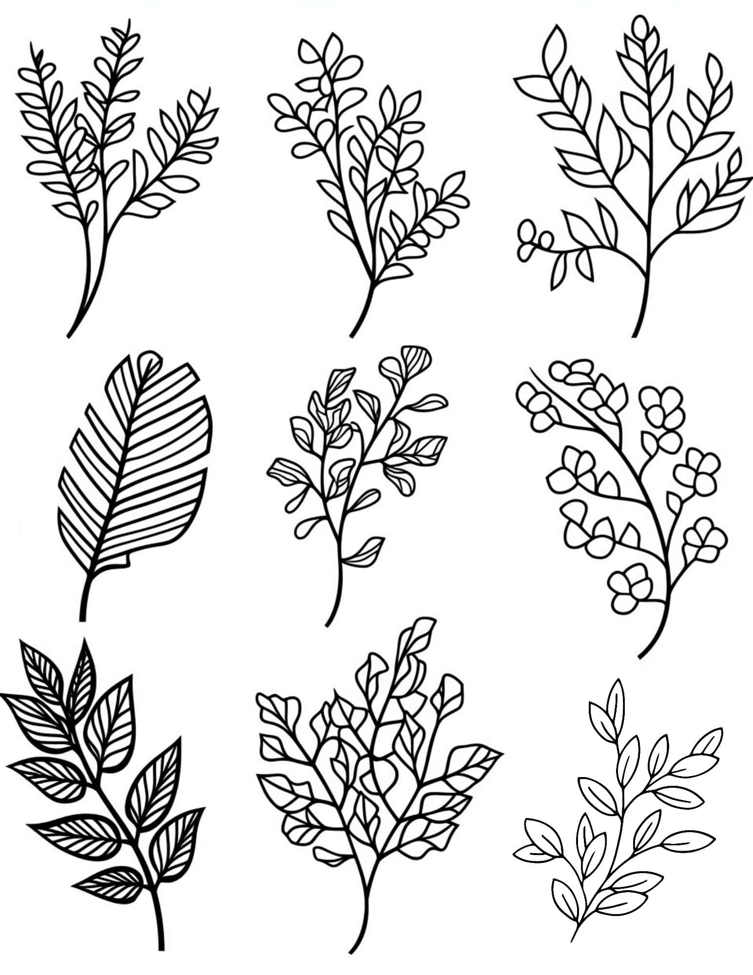 Fall coloring pages for both kids and adults