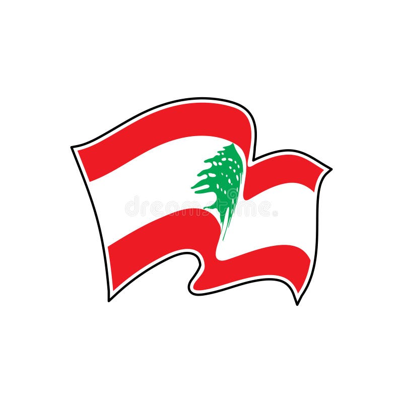 Lebanese flag stock illustrations â lebanese flag stock illustrations vectors clipart