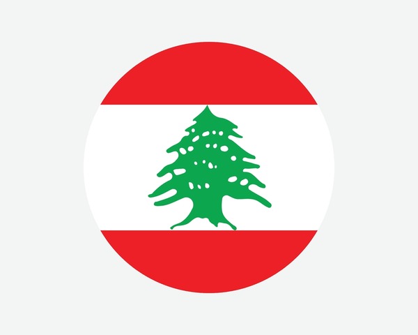 Thousand circle lebanon flag royalty