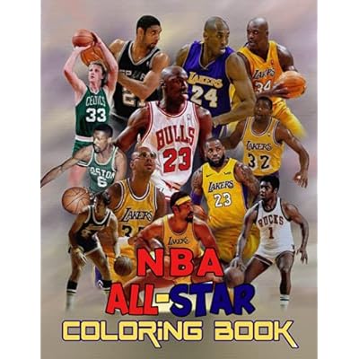 Nba all stars loring book the greatest basketball indonesia