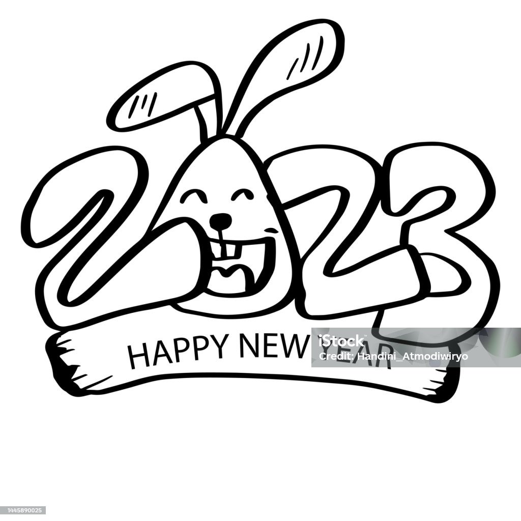 Carrot rabbit year coloring pages