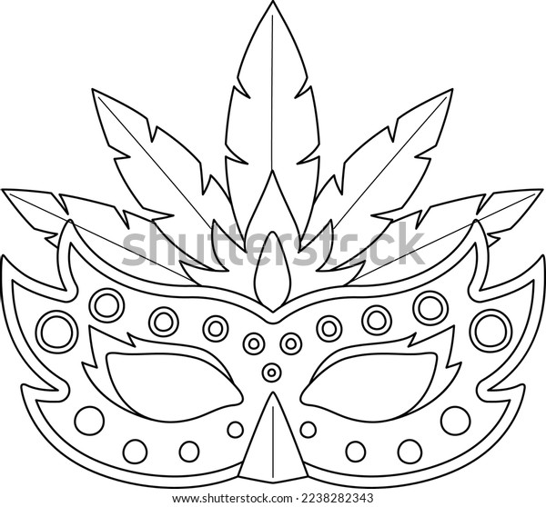 Mardi gras coloring pages bilder stockbilder d