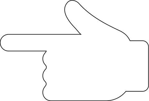 Left hand emoji coloring page free printable coloring pages