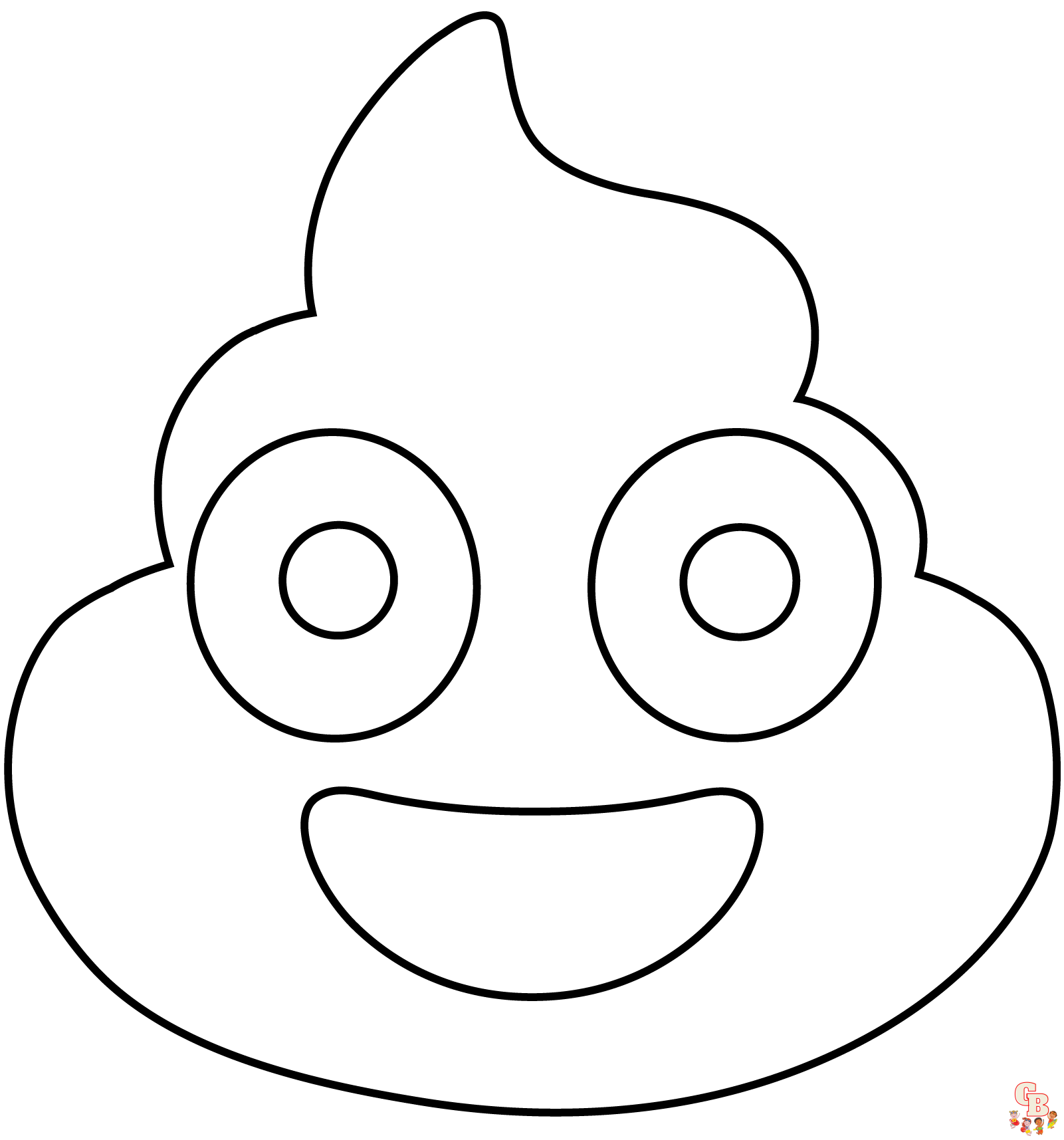 Color your world with poop coloring pages
