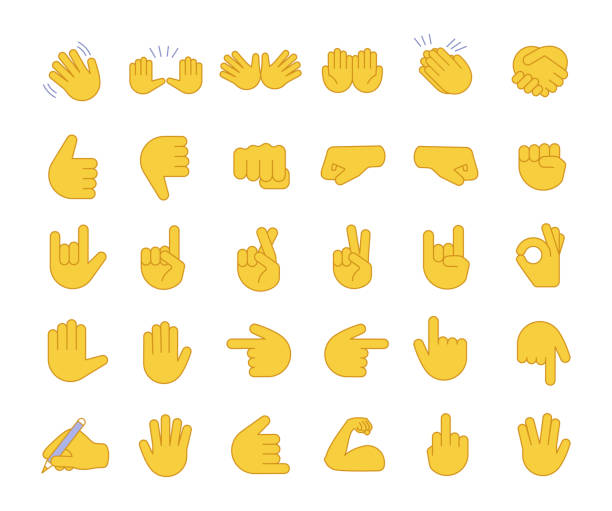 Hand emoji stock photos pictures royalty