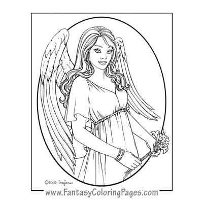 Kutial by ina jane angel fantasy myth mythical legend wings warrior valkyrie anjos goth gothic coloriâ angel coloring pages coloring pages emoji coloring pages