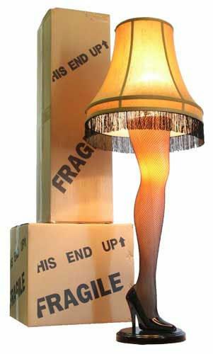 Leg lamp from the movie a christmas story â