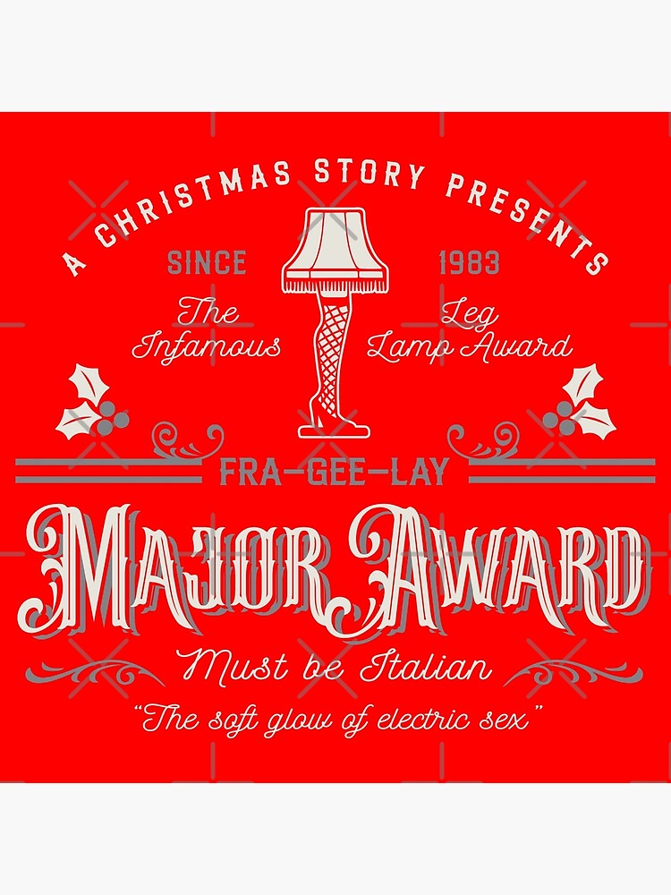 A major award a christmas story art board print for sale by alhern