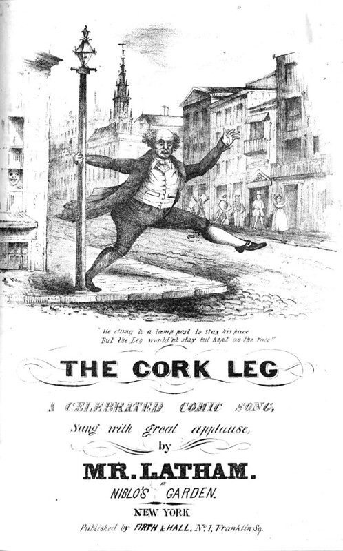 Coloring page the cork leg from the collection nineteenthâ