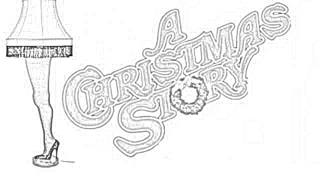The site coloring pages of a christmas story