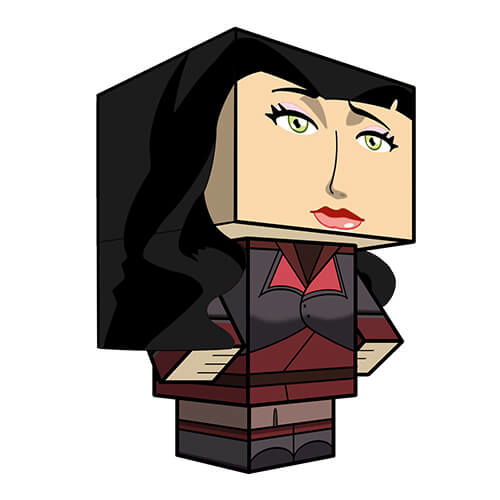 Asami sato paper toy free printable papercraft templates