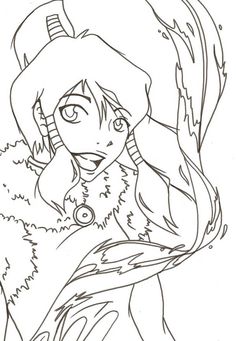 The legend of korra coloring page ideas korra coloring pages legend of korra