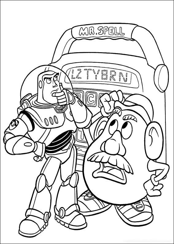 Toy story coloring pages printable for free download