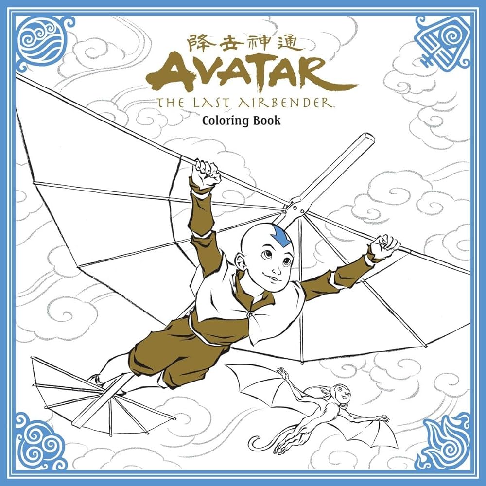 Avatar the last airbender coloring book nickelodeon books