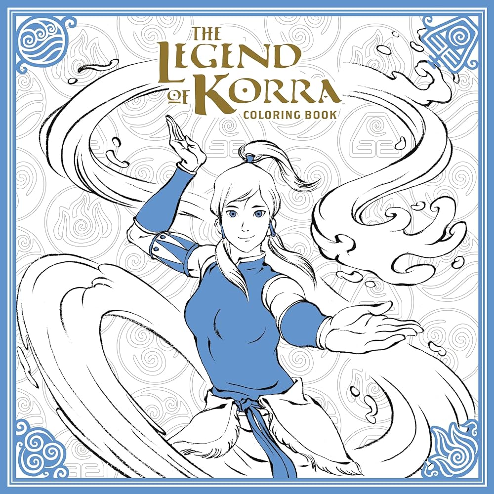 The legend of korra coloring book nickelodeon books