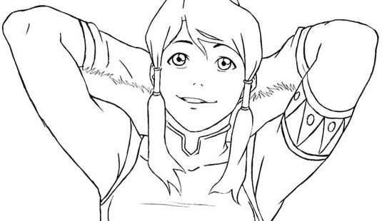The legend of korra coloring page ideas korra coloring pages legend of korra