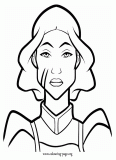 The legend of korra coloring pages