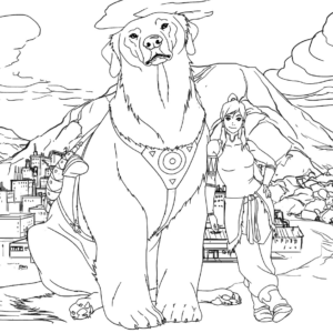 The legend of korra coloring pages printable for free download